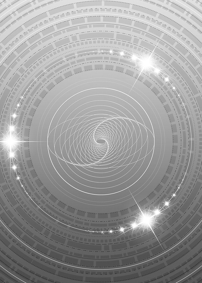 Gray Sacred Geometry Glyph