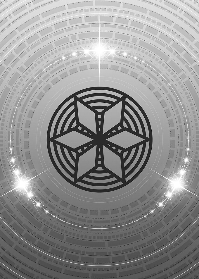 Black and White Glyph Rune
