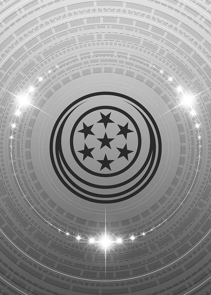 Gray Sacred Geometry Glyph