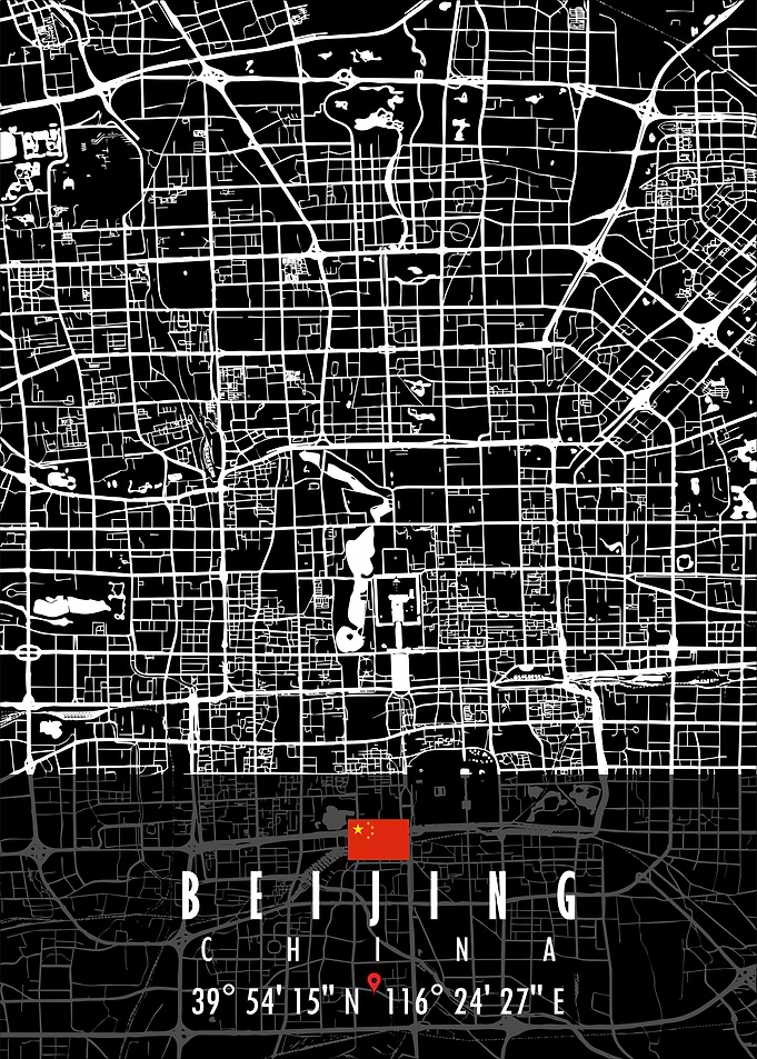 Beijing Map China