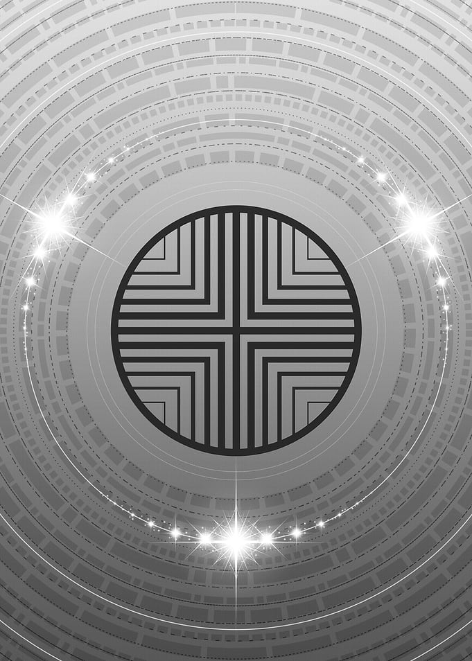 Black and White Geometric