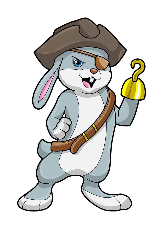 Rabbit Pirate Hook hand