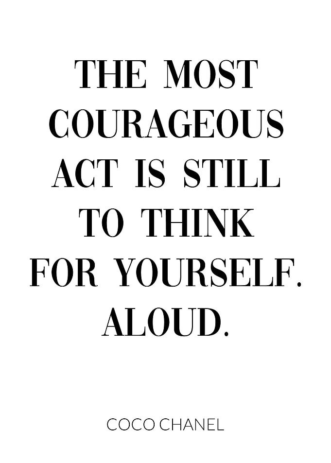 Coco Chanel Quote