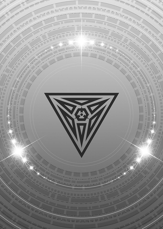 Black and White Glyph Rune