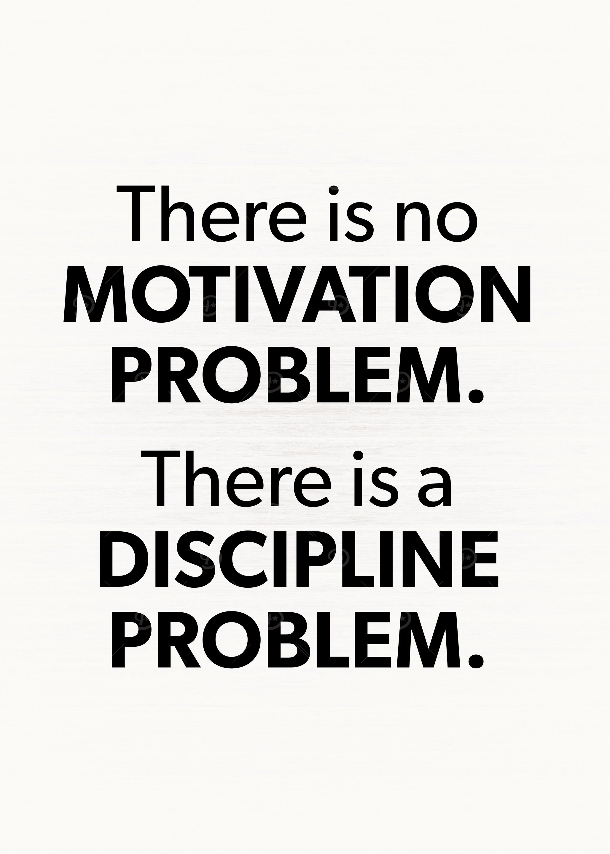 Motivation vs Discipline