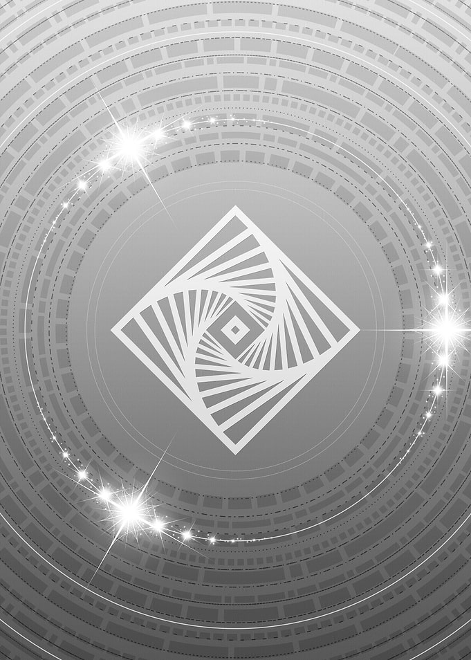 Gray Sacred Geometry Glyph