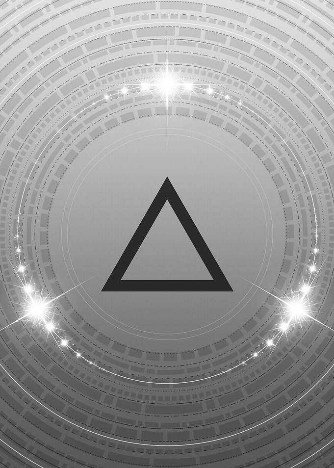 Gray Sacred Geometry Glyph