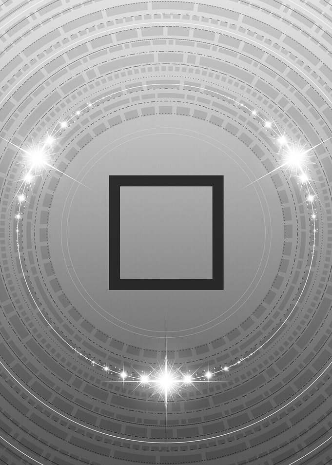 Grey Sacred Geometry Glyph
