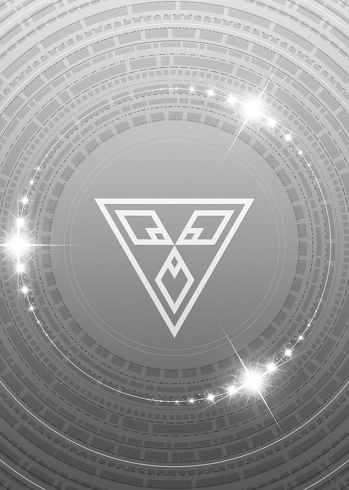 Black and White Glyph Rune