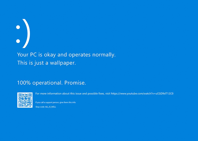 BSOD Windows Wallpaper