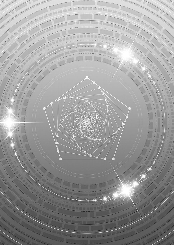 Gray Glyph Mandala Rune