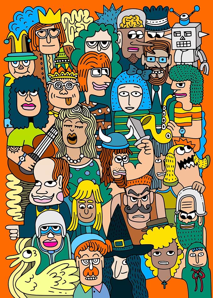 Cartoon faces