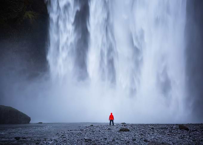 Waterfall in Iceland