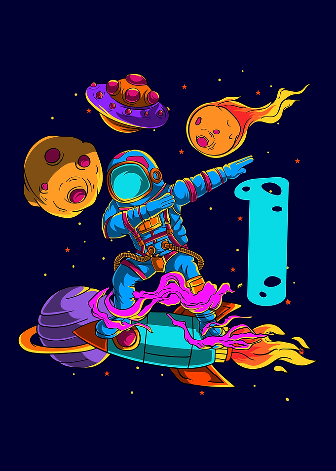 1st Birthday Astronaut