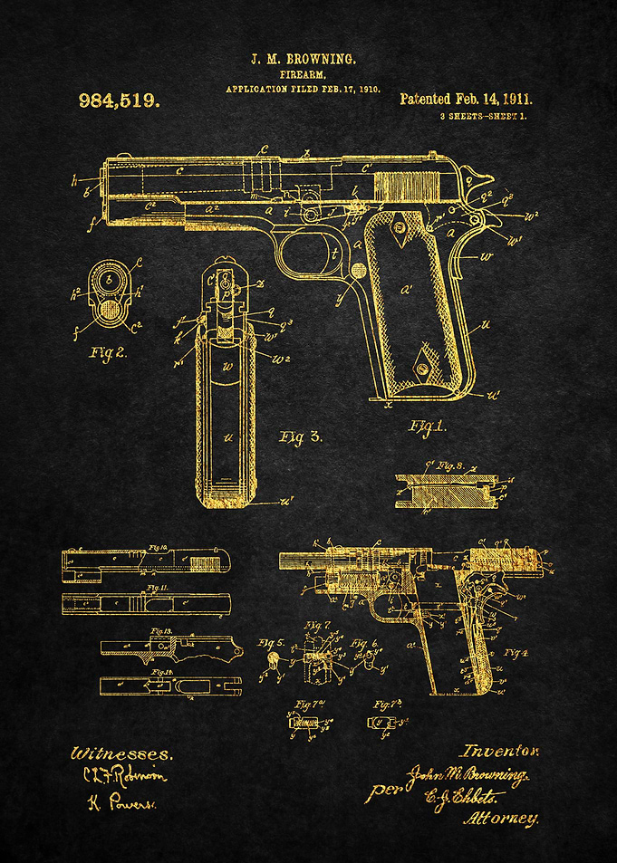 2 Colt 45 Handgun 1911 Pa