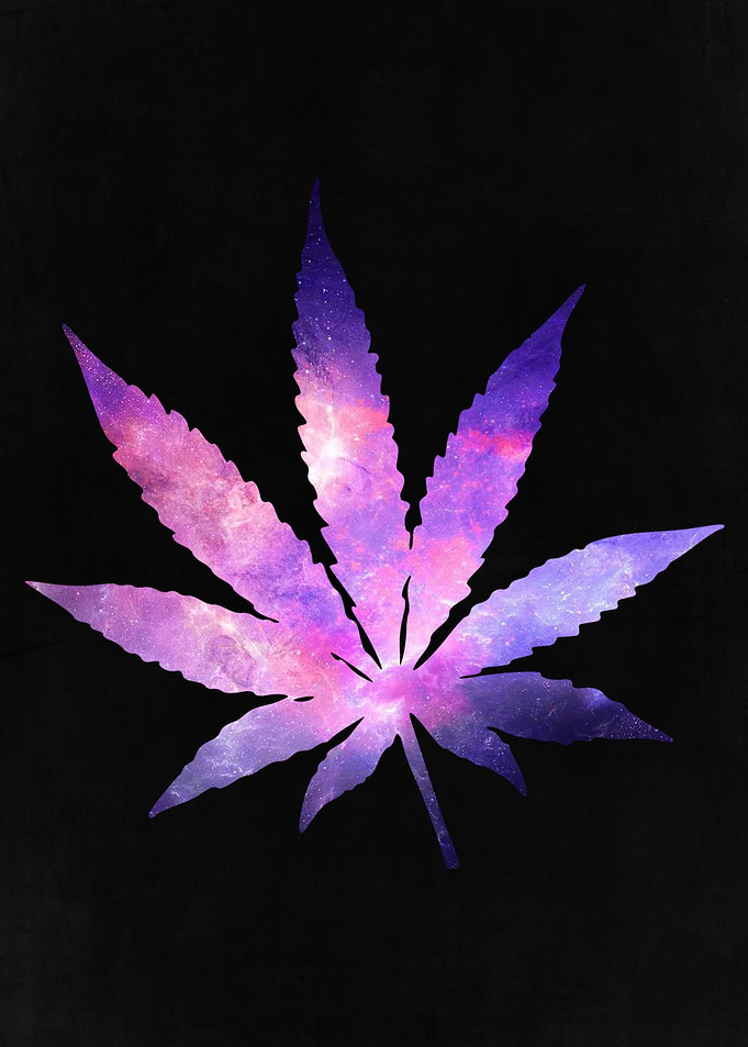 Milky Way Weed Leaf