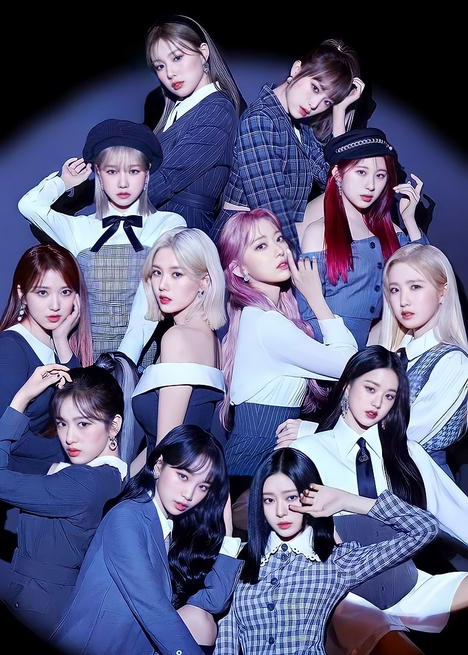 IZ ONE POSTER ILLUSTRATION