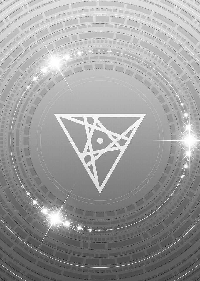 Grey Sacred Geometry Glyph