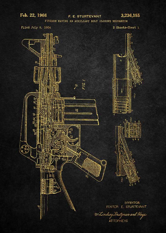 1 M16 Rifle Patent
