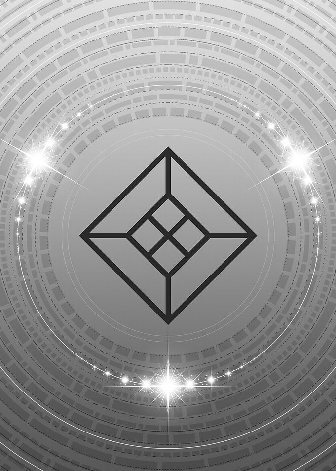 Gray Glyph Mandala Rune