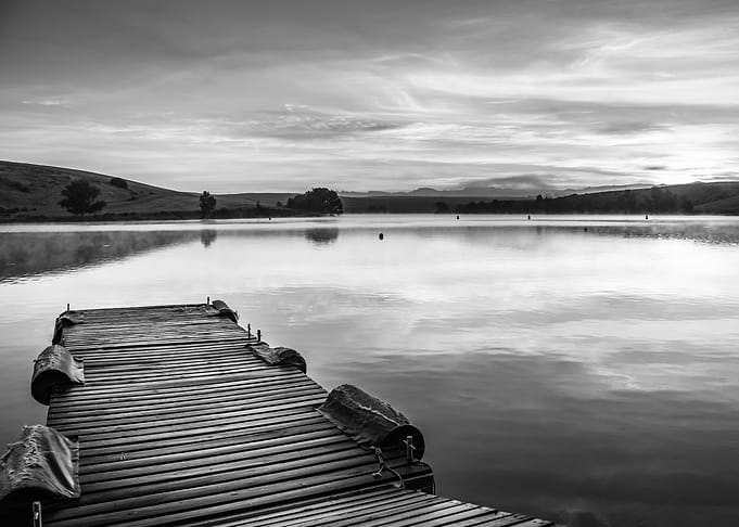 Sunrise on a lake