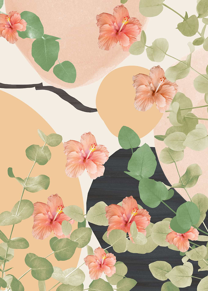 Abstract Floral Garden 1