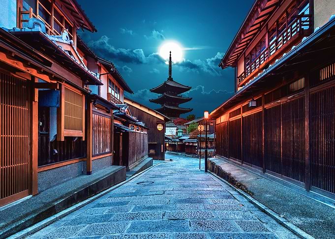 Kyoto Japan City Pagoda