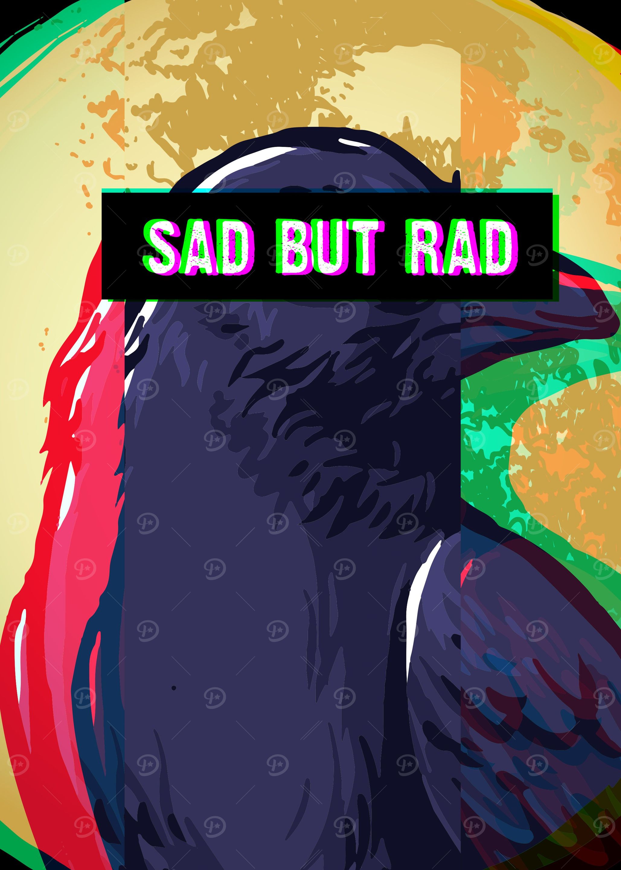 Sad But Rad Raven Crow