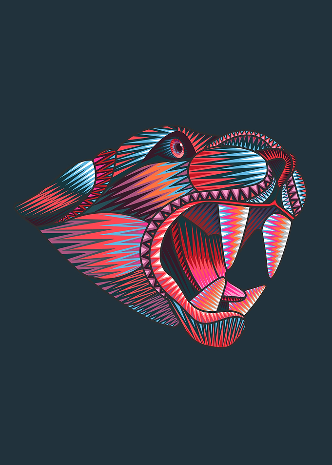 Mexican jaguar alebrije