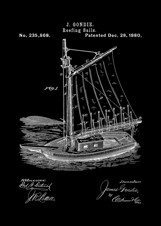 Reefing Sails Vintage