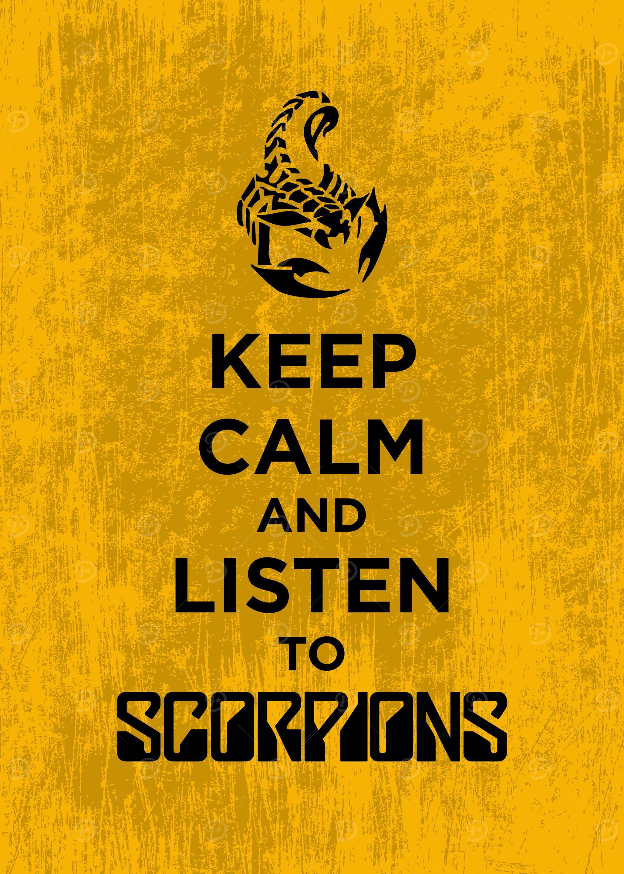 keep calm and listen music