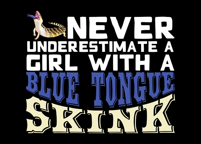 Blue Tongue Skink Girl