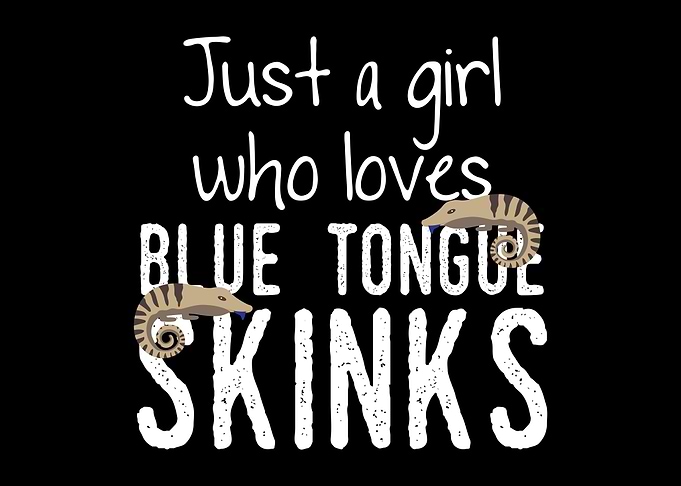 Blue Tongue Skink Girl