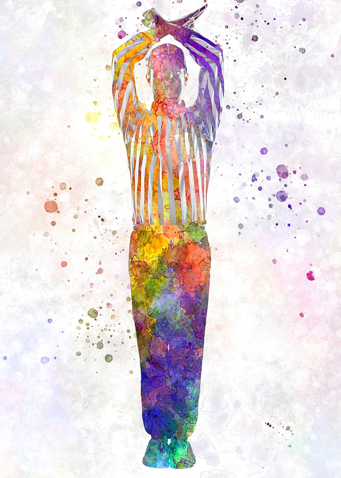 Referee in watercolor
