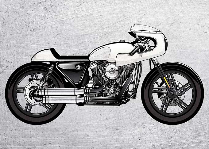 Motorbike Wall Poster 55