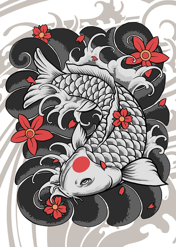 Japanese Koi Fish
