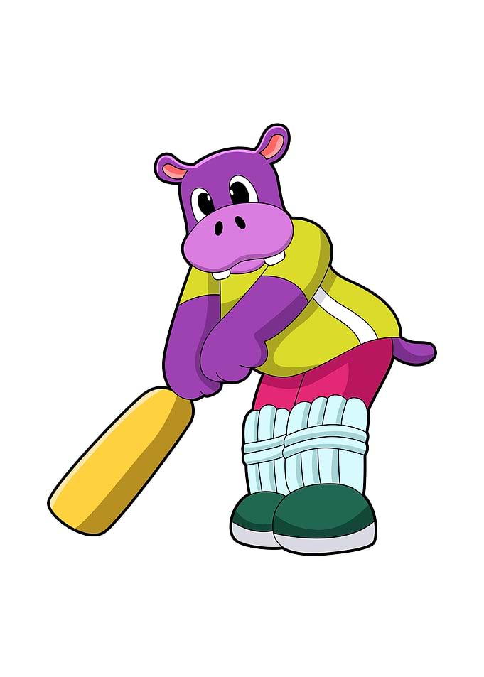 Hippo Cricket bat Sports