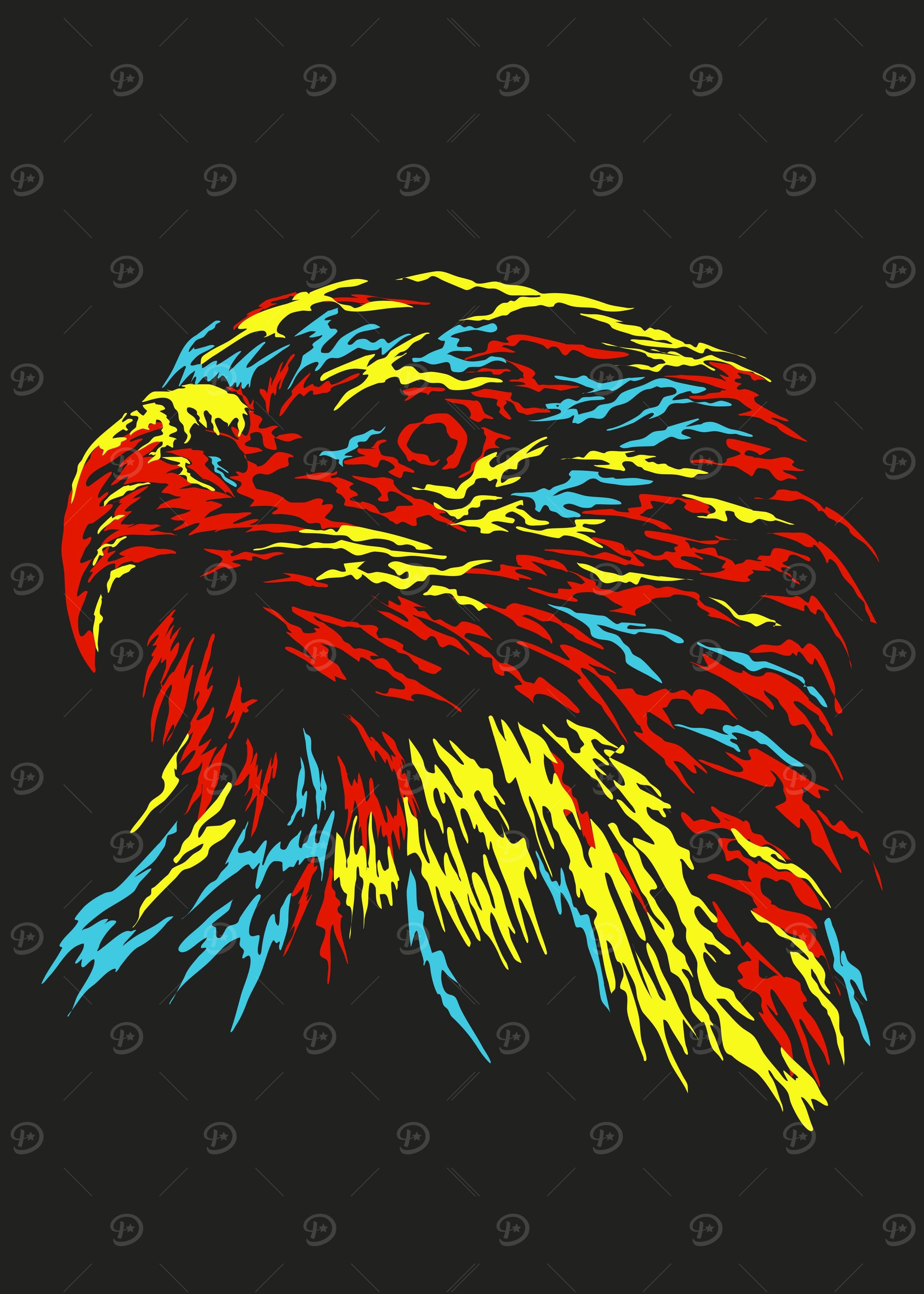 Abstract eagle