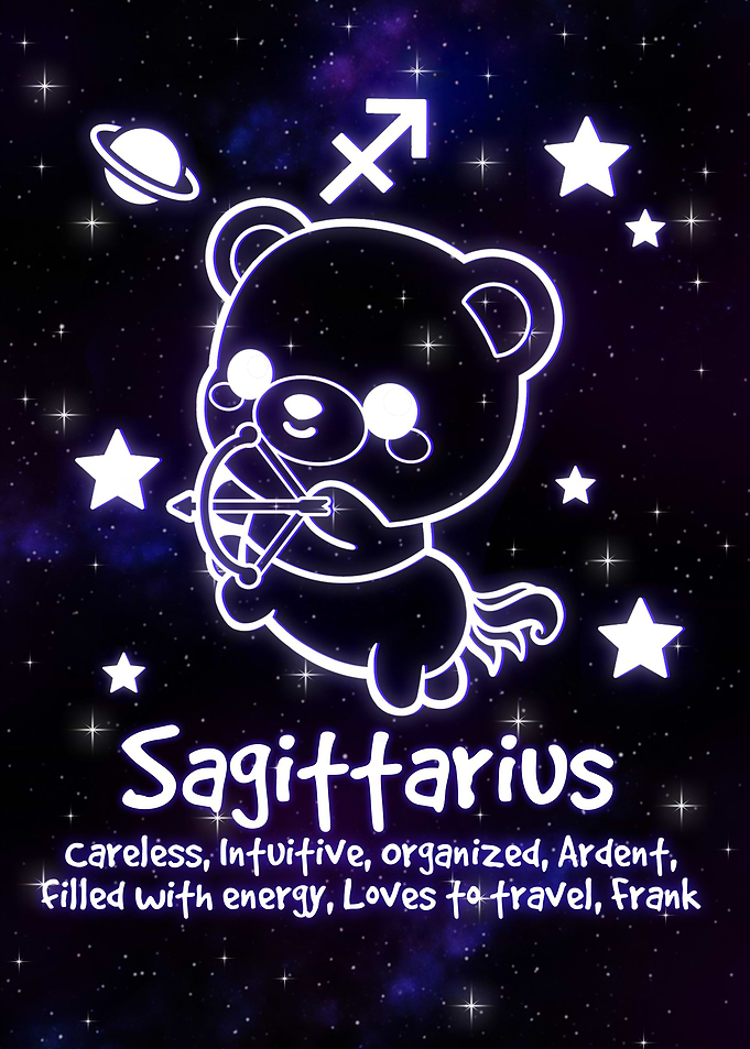 Sagittarius kawaii zodiac
