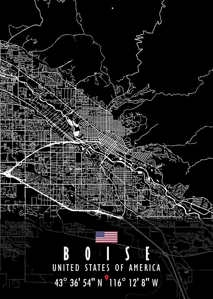 Boise Map USA