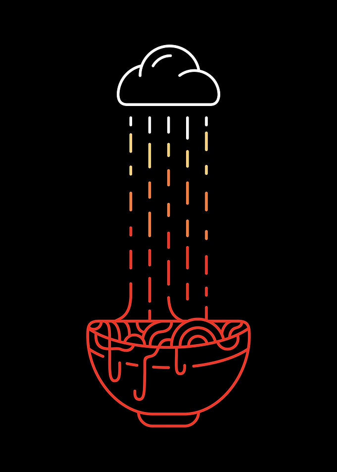 Ramen in The Rain