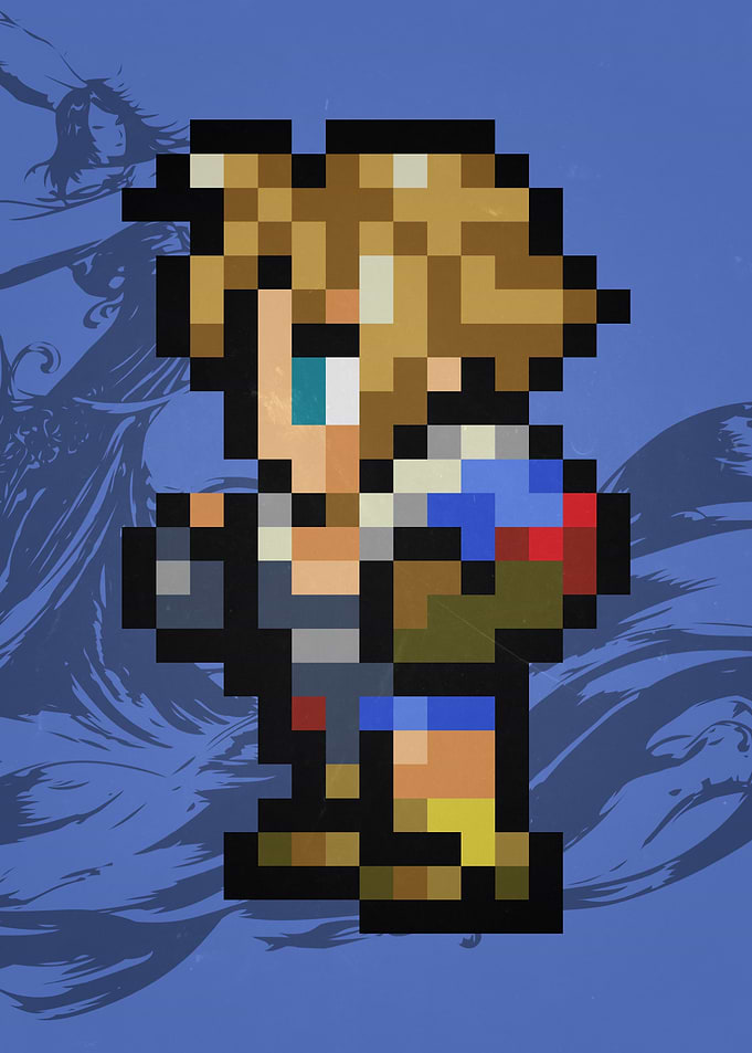 FF X Tidus Pixel Sprite