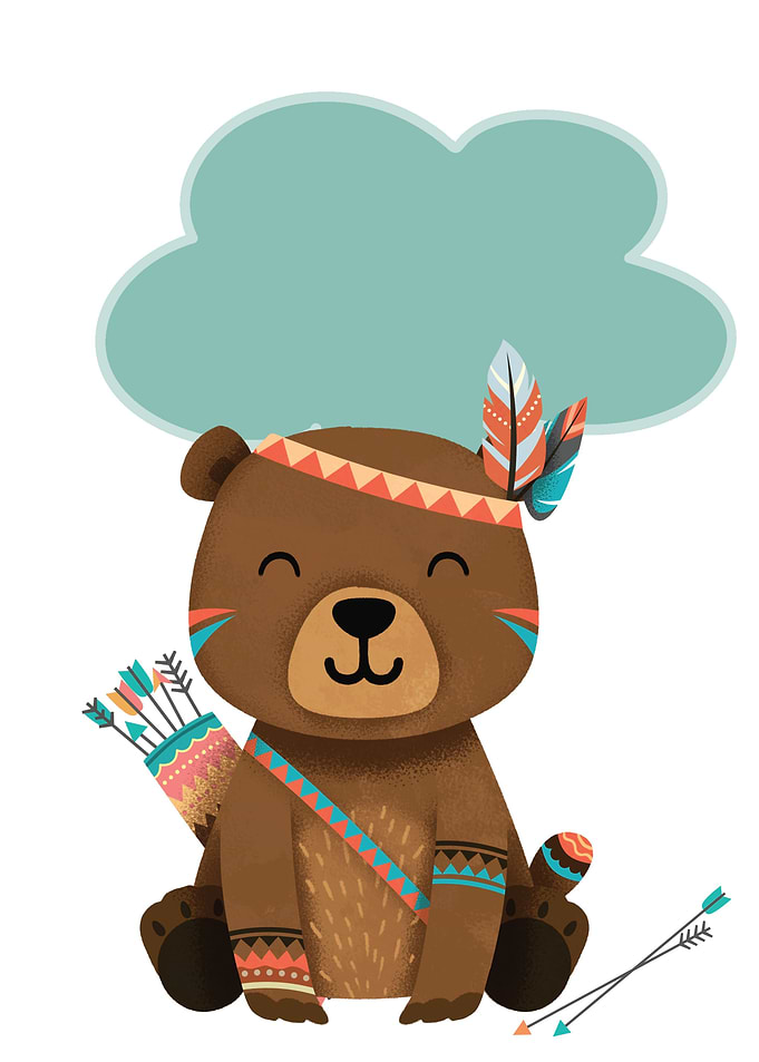 Cute Indian Bear