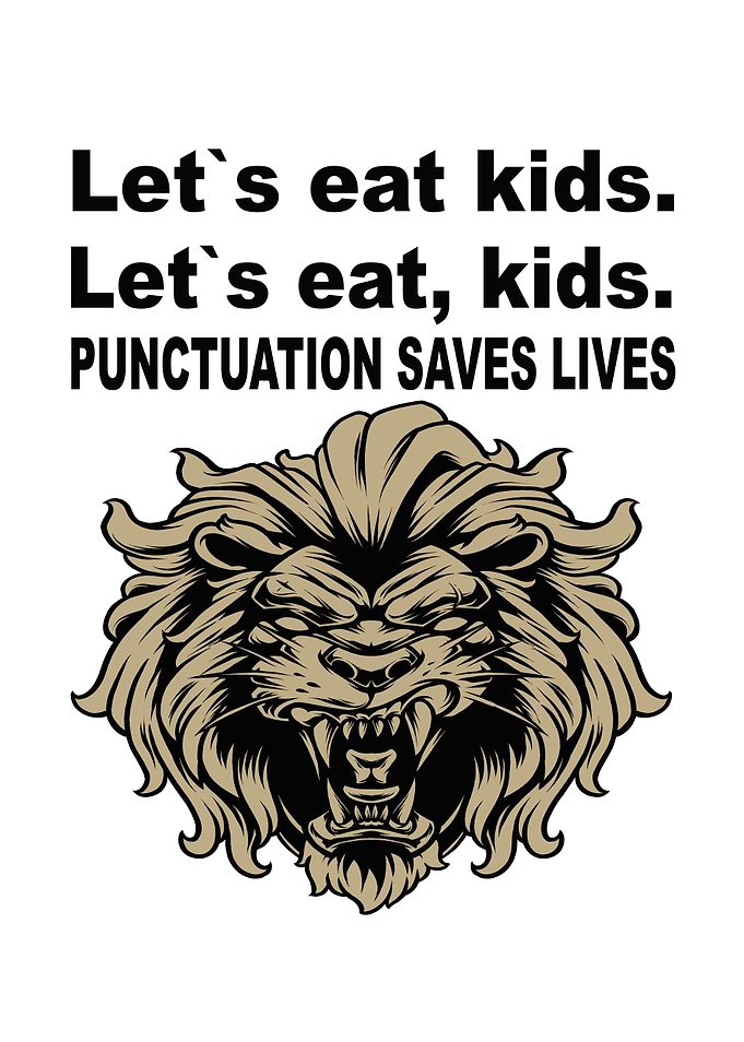 Lion Lets Eat Kids Lets