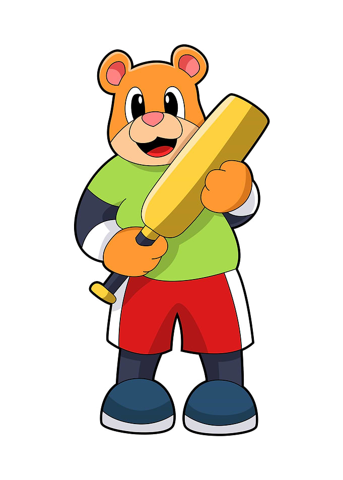 Bear Cricket bat Sports