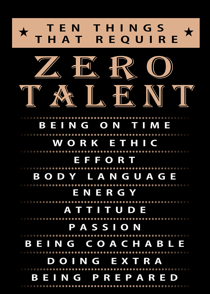 Zero Talent Motivational