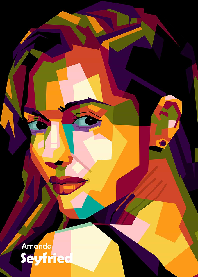 Amanda Seyfried in popart