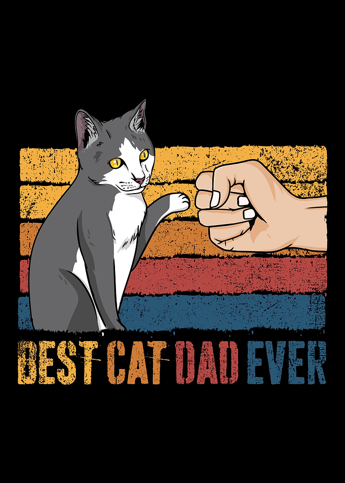 Cat Dad Vintage
