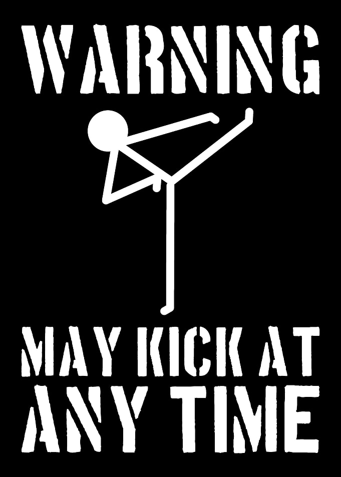 Kick at anytime Funny Mart