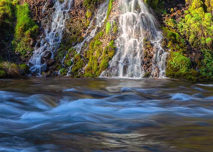 Flowing
